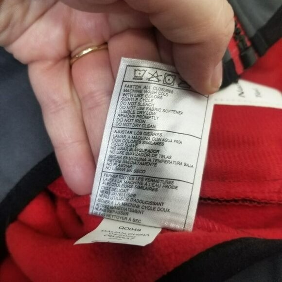 Free Country NWT Grey Black Jacket Boys Large Wind and water Resistant Softshell - Picture 4 of 13